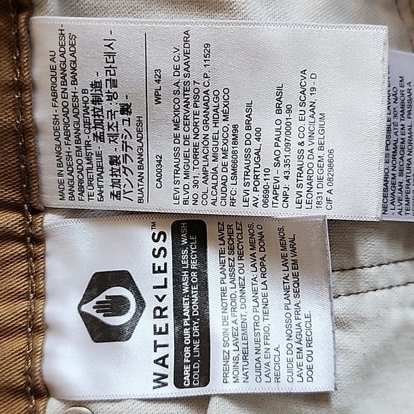 ♤HP♡ NWOT Levi's: 502™ Taper Jeans Levi’s, Otter (Brown) Stretch, 42x30 - Picture 6 of 8